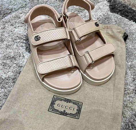 gucci dad sandals review.